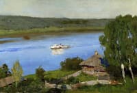Landscape with a Steamship