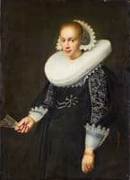 Young Woman with a Fan