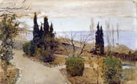 Cypresses in Yalta