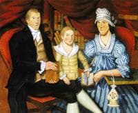 Portrait of George Eliot and Family