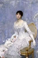 Young Lady in White