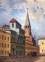 Street in Moscow Kremlin