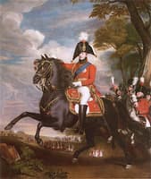 Portrait of H.R.H. the Prince of Wales at a Review