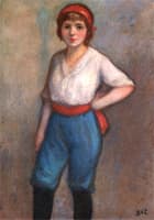 Young Girl in Riding Habit