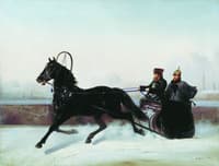 Emperor Nicholas I on a Winter Outing