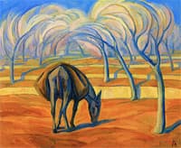 Weeping Ass in a Landscape