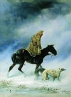 The Hunter Caught in a Snowstorm