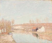 The Loing and the Slopes of Saint-Nicaise, February