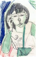 Erna von Vorne, Half Length Portrait