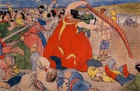 Girl Beating Novgorod Men