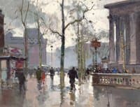Place de Madeleine, après la pluié