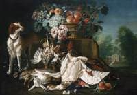 Still-Life with Spaniel and Dead Game