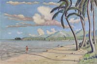Beach at Apia, Smoa