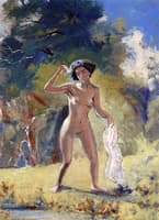 Nude Holding Shift