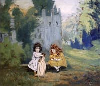 Two Children at Play