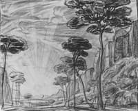Landscape with Trees