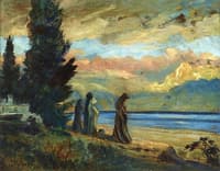Three Figures on the Shore