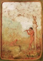 Pan Playing the Flute