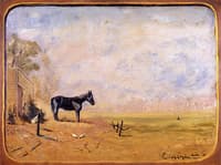 Mule on Farm