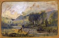Deer in Landscape