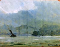 Pale Blue Seascape