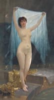 Nude with Veil