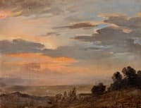 Evening Clouds. The Outskirts of Rome