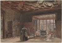 Interieur im Schloss Rosenberg in Südböhmen