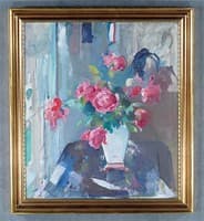 Still Life with Pink Roses