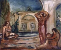 Women around a Fountain