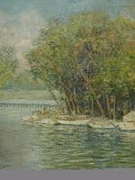 Boats near Neuilly on the Seine
