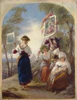 Neapolitan Peasants at the Festa of the Madonna del Arco