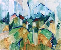 Hill with Houses