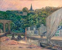 The River Rance at Dinard, Brittany