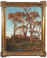 Summer Landscape with Pines