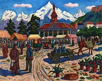 Vevey in Switzerland, Animated Landscape