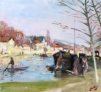 Banks of the Seine near Saint-Mammes