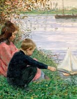 Children on the Riverbank