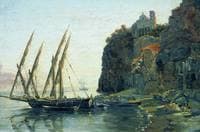 Sea in Vico near Naples