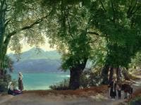 Lake Albano near Rome