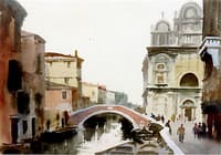 Bridge near San Zanipolo, Venice