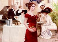 Woman in Red