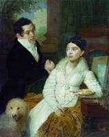 Portrait of A.A. and A.G. Lobanov-Rostovsky