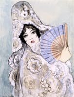 Spanish Woman with Fan