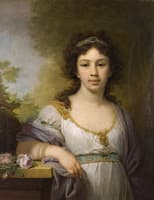 Portrait of Varvara Shidlovskaya