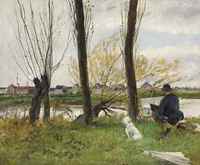 Artist by the River