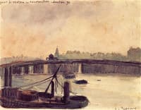 Chelsea Bridge under Construction