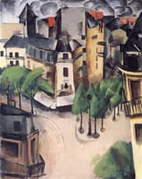 Street Scene, Montparnasse