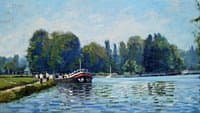Burgundy Canal Boat