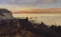The Harbour at Étretat
